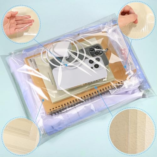Kosiz 600 Pcs Cello Bags, 9''x12'', 10''x13'', 11''x14", 12''x15" - Image 5