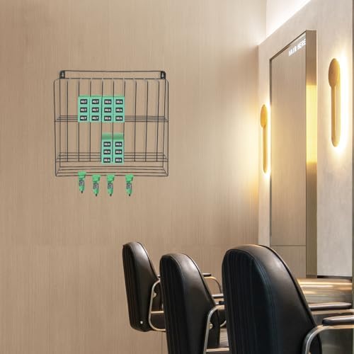 Hair Color Organizer, 2 Tiers Metal Salon Hair Color Tube Storage Racks for Salon Beauty Home Spa - Image 2