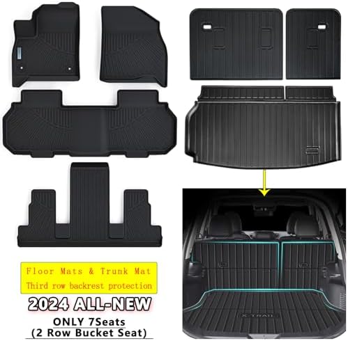Floor Mats for Chevy Traverse & GMC Acadia 2024-2026 7 Seats - Image 2
