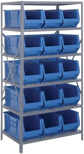 Quantum 2475-953BL HULK Shelving Systems - (24' x 36' x 75') - Complete Package - Includes - 15 QUS953 Bins by QuantumStorageSystems