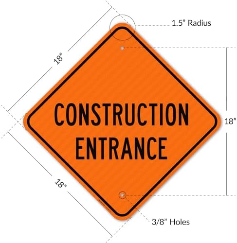 Construction Entrance Sign, (SI-77159) - Image 6