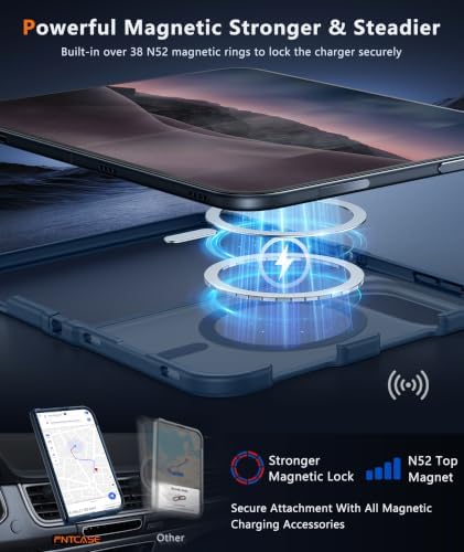FNTCASE for iPhone Duo Case, with Screen Protector, Compatible with Magsafe - Image 5