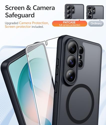 FNTCASE for Samsung Galaxy S26 Ultra Case, Compatible with Magsafe Black - Image 4
