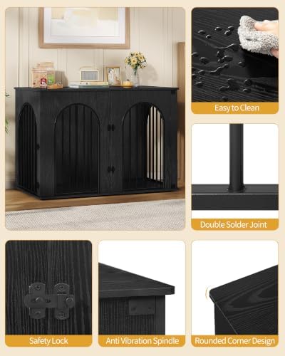 Hzuaneri 46.5'' Dog Crate Furniture,Dog Kennel Indoor for Medium/Large Dogs - Image 4