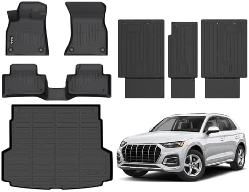 Floor Mats & Cargo Liner Backrest Mat for Audi Q5 / SQ5 2025 2026 by Wailtnb