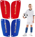 Kids Soccer Shin Guards 2 Pairs Slip-in Youth Shin Pads for Boys Girls, Lightweight PP+EVA Soccer Protective Gear Fits with Shin Guard Sleeves(not Included), Toddler to Teen Sizes Multiple Colors by Unknown