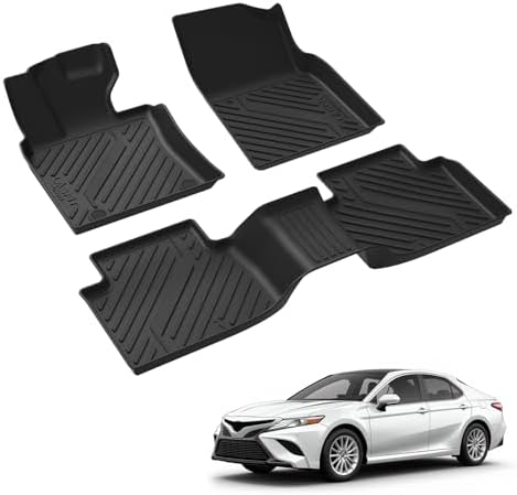 LASFIT Floor Mats for Toyota Camry 2018-2024 (Only Fit Hybrid, Not Fit Gas) by LASFIT