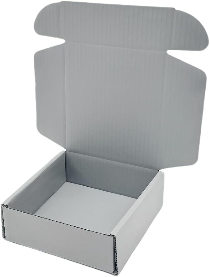 15 Pcs 4.7 x 4.7 x 1.6 Inches Mini Size Corrugated Cardboard Gift Boxes - Image 5