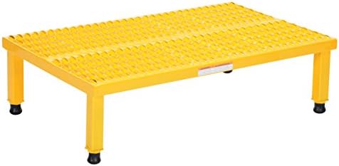 Vestil AHW-H-2436 Steel Adjustable Work-Mate Stands 36-7/16 in. x 23-1/2 in. x 10-1/2 in. 500 Lb. Capacity Yellow by Vestil
