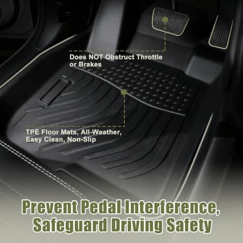 Floor Mats Fit for Toyota Yaris 2017-2020 Compatible with Scion iA 2016 - Image 7