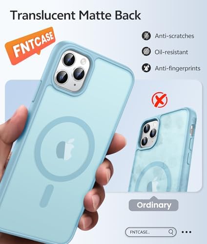 FNTCASE for iPhone 11 Pro Case, Fit for Magsafe, Translucent Matte Back - Image 6