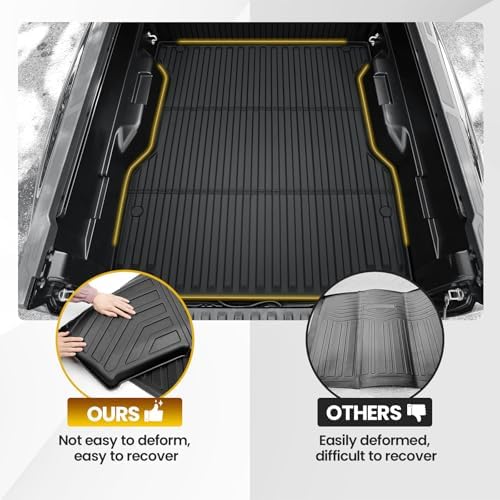 Truck Bed Mat for Toyota Tacoma 5FT 2024 2025 2026, All Weather Bed Liner for Tacoma Accessories, Heavy Duty Bed Mats, Car Accessories - Image 6