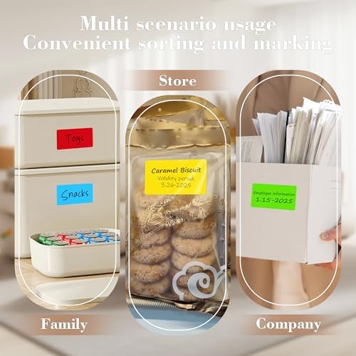 5 x 3 inch Colored Inventory Sticker, 1000P 4 Colors Rectangle Moving Label - Image 7