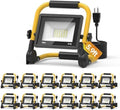 AIKVSXER Portable LED Work Light, 30W 3600LM Job Site Lights, 12 Pack by AIKVSXER