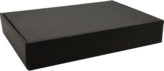 Black Shipping Boxes for Small Business Pack of 25-11x8x2 inches Cardboard - Image 5