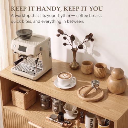 Buffet Cabinet with Storage, 31.5" Wide Kitchen Sideboard Cabinet - Image 5
