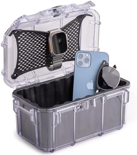 Evergreen 58 Waterproof Dry Box Protective Case - Travel Safe/Mil Spec/USA Made - for Cameras, Lenses, Phones, Pistols, First Aid, Boating, Water Sports, Tacklebox, Ammo Can, Deck Boxes by EvergreenCases