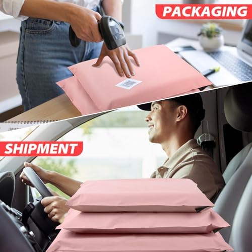 Oududianzi Poly Mailers Multi Size Pack, 30Pack Pink Shipping Bags, Packaging Bags, Self-Seal Polymailers, Mailers Poly Bags, Assorted Shipping Envelopes for Small Business (10x12, 11x15, 12.5x16) - Image 6