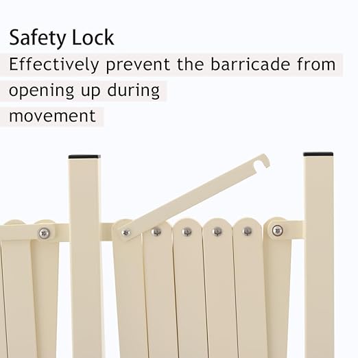 GYMTIME Expandable Metal Barricade, Flexible Mobile Safety Barrier, Folding - Image 2