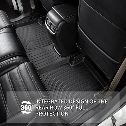 KELCSEECS Floor Mats & Cargo Liner Custom for Audi Q3 2025 2024 2023 2022 2021 2020 2019 Car Mats Automotive Cargo Mat Floor Liners Trunk Mat Q3 All Weather Floor Mats Trunk Liner Black - Image 4