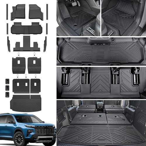 Floor Mats for Chevy Traverse & GMC Acadia 2024-2026 7 Seats by JOULARISE