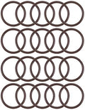 uxcell Fluorine Rubber O-Rings 18mm OD 15mm ID 1.5mm Width, Metric FKM Sealing Gasket, Pack of 20 by uxcell