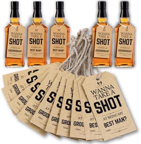 Groomsmen Proposal Gift, 8 Will You Be My Groomsman Cards, 2 Best Man Card by Stofinity