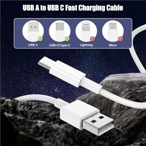3-Pack [10FT+6FT+3.3FT] Car Carplay Cable USB A to USB C Cable for iPhone 16 15 Pro Plus Pro Max，for iPad Pro/Air/Mini，for Samsung Galaxy S25/S24/S23，for MacBook Pro/Air and More - Image 6