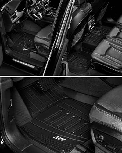 3W Floor Mats for Audi Q7/SQ7 2017-2026 & Q8 2019-2026, 4M TPE - Image 4