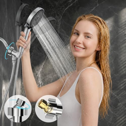 SR SUN RISE High Pressure Filtered Handheld Shower Head 9 Spray（1 filter） - Image 3