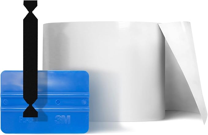 VViViD Clear Gloss Paint Protection Bulk Vinyl Wrap Film 4 Inches x 120 Inches by VVIVIDVINYLS
