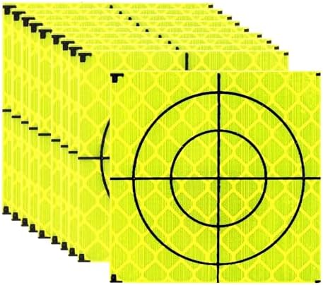 PATIKIL Survey Reflector Target Self-Adhesive Reflective Sheet Target Mark Tape, Suit for Ship Inspection by PATIKIL