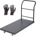 Heavy Duty Flatbed Cart 48"x30" Platform Truck, 2000 lbs Capacity Steel Hand by Unknown