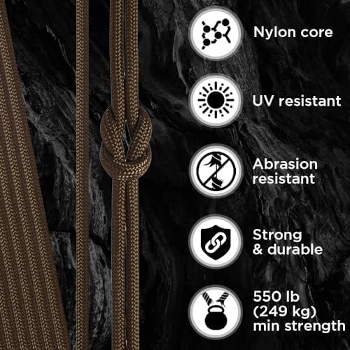 Paracord Rope 550 lb 4mm – Parachute Cord – Utility Camping Rope - Image 3