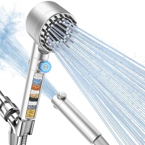 FEELSO Filtered Shower Head with Handheld, High Pressure Shower Filter Head by FEELSO