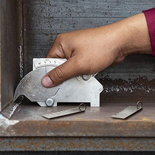 Weewooday 1 Pcs Metal Thickness Gauge Tool Welding Stainless Steel Sheet - Image 6