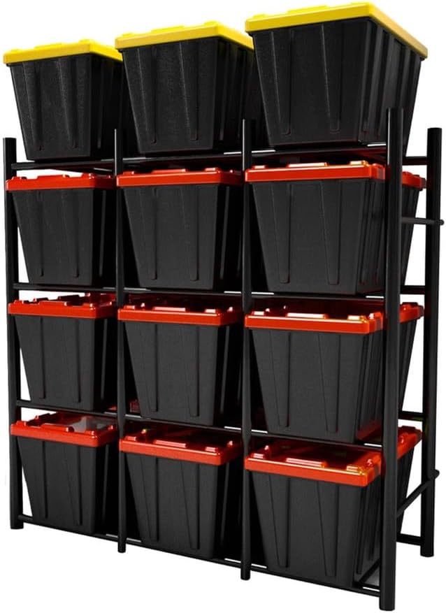 PROSLAT 65012 Bin Warehouse Heavy-Duty 12 Tote Edition - Image 2