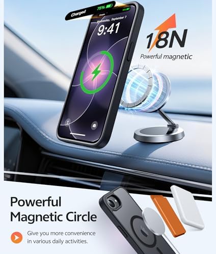 FNTCASE for iPhone 17e/ iPhone 16e Case, Fit for Magsafe, Screen Protector - Image 3