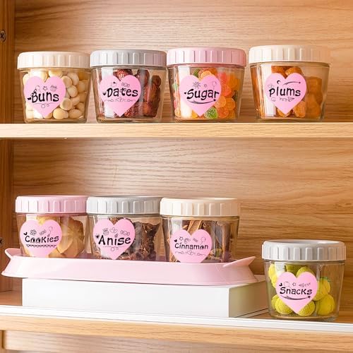 JOYIT 2'' Pink Heart Thermal Labels - 600pcs Heart Thermal Printer Labels - Image 3