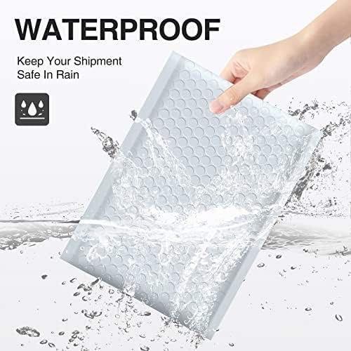 UCGOU Bubble Mailers 8.5x12" 25 Pack Usable Size 8.5x11" White Shipping Bag - Image 3