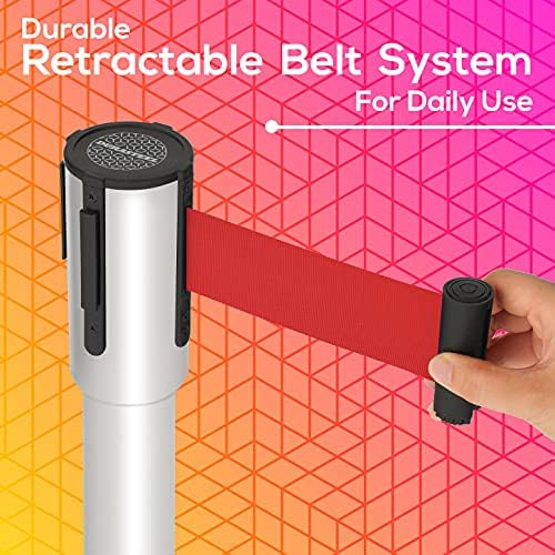 DuraSteel Crowd Control Barriers Stanchions - Image 3