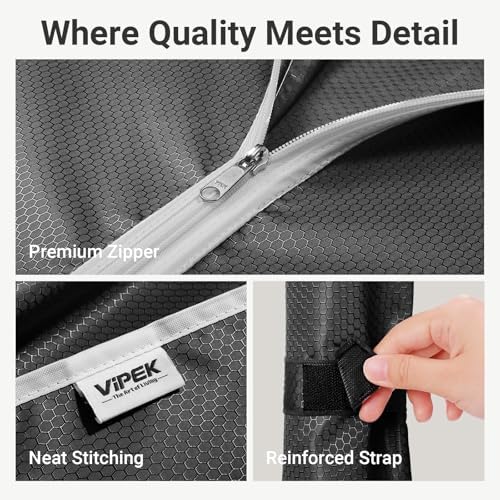 VIPEK V2C Heavy Duty Clothes Rack with Upgraded Polyester Cover, Metal Portable Closet with Adjustable Shelves & Hanging Rods, Freestanding Wardrobe Closet for Bedroom, Max Load 700LBS - Image 5