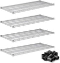 24" x 54" NSF Wire Shelving Replacement Shelf 4 Pack for Expanding Existing Storage Systems by Zedfire