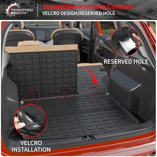 Floor Mats for 2017-2025 2026 Jeep Compass - Image 6