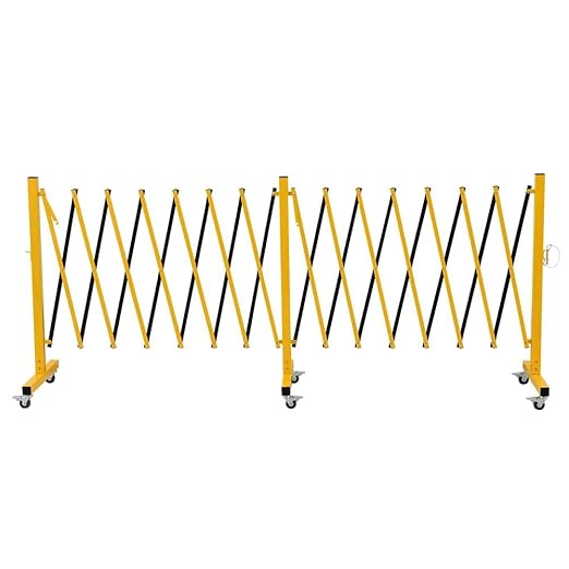 GYMTIME Metal Expandable Barricade, Safety Barrier by GYMTIME
