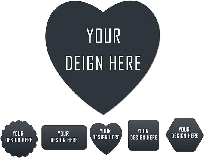 Custom Stickers Heart Labels Wedding Favor Personalized Labels by customizedstickerlabels