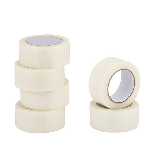 Lichamp 6 Rolls Clear Duct Tapes Heavy Duty, Waterproof No Residue Clear Duct by Lichamp