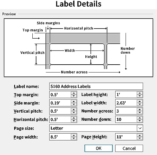1" x 2-5/8" Address Labels 3000 Labels Sticker Paper for Laser/Ink Jet Printer mailing Labels 8.5"×11" White 30 per Sheet - Image 3