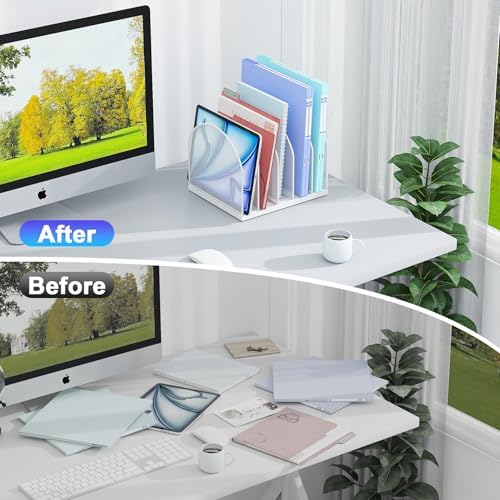 gianotter Desktop File Organizer with 5 Compartments - Image 2
