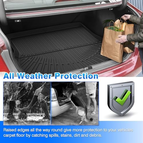 Civic Cargo Liner - Trunk Mat for Honda Civic 2006-2011, All Weather Cargo Mat for Civic Accessories, Heavy Duty Car Mats, Car Accessories - Image 7